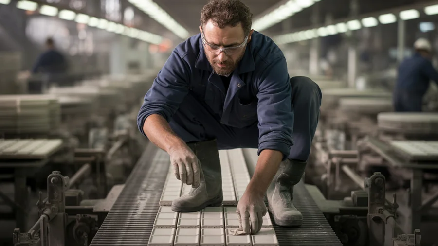 Arbeitsschutz für Glas- und Keramikproduktion