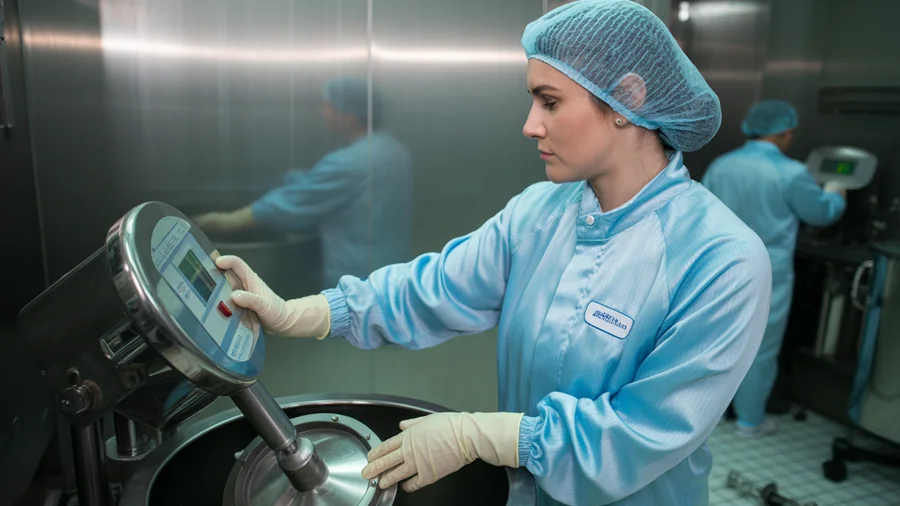 Arbeitsschutz für Pharmazeutische Produktion