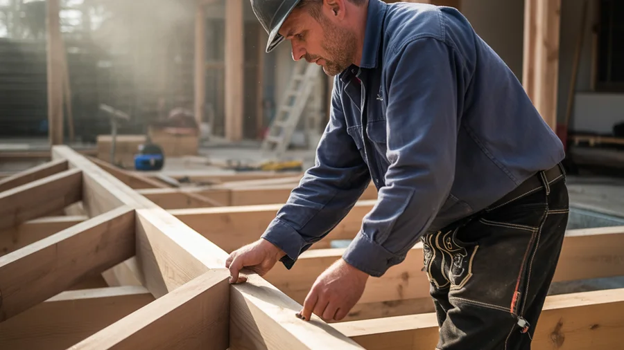 Arbeitsschutz für Zimmerer und Holzbau