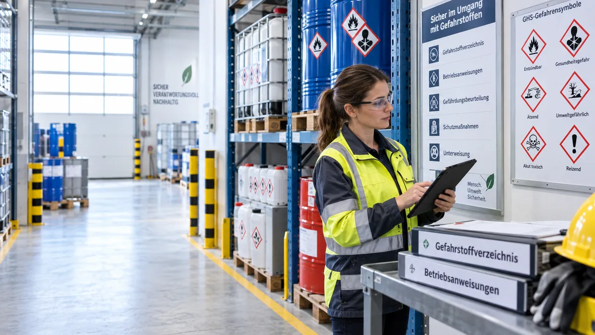 Gefahrstoffverzeichnis und Betriebsanweisungen digital verwalten